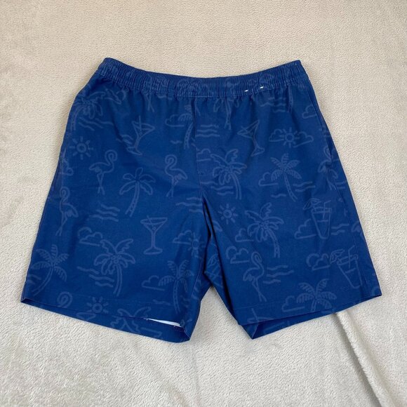 Chubbies Mens Swim Trunks Medium Blue Swimwear Beach Summer Pull On Casual - Picture 8 of 9